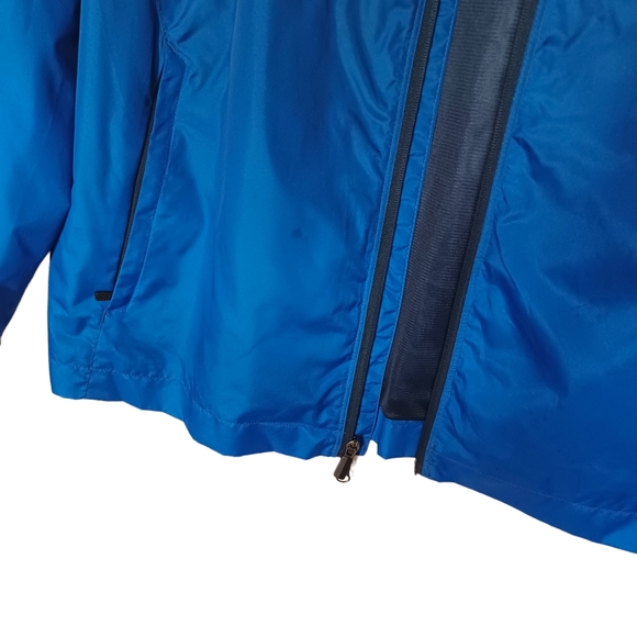 GREG NORMAN ATTACK LIFE Blue Navy Ombre Zip Up Long Sleeve Windbreaker Jacket L - Picture 9 of 9